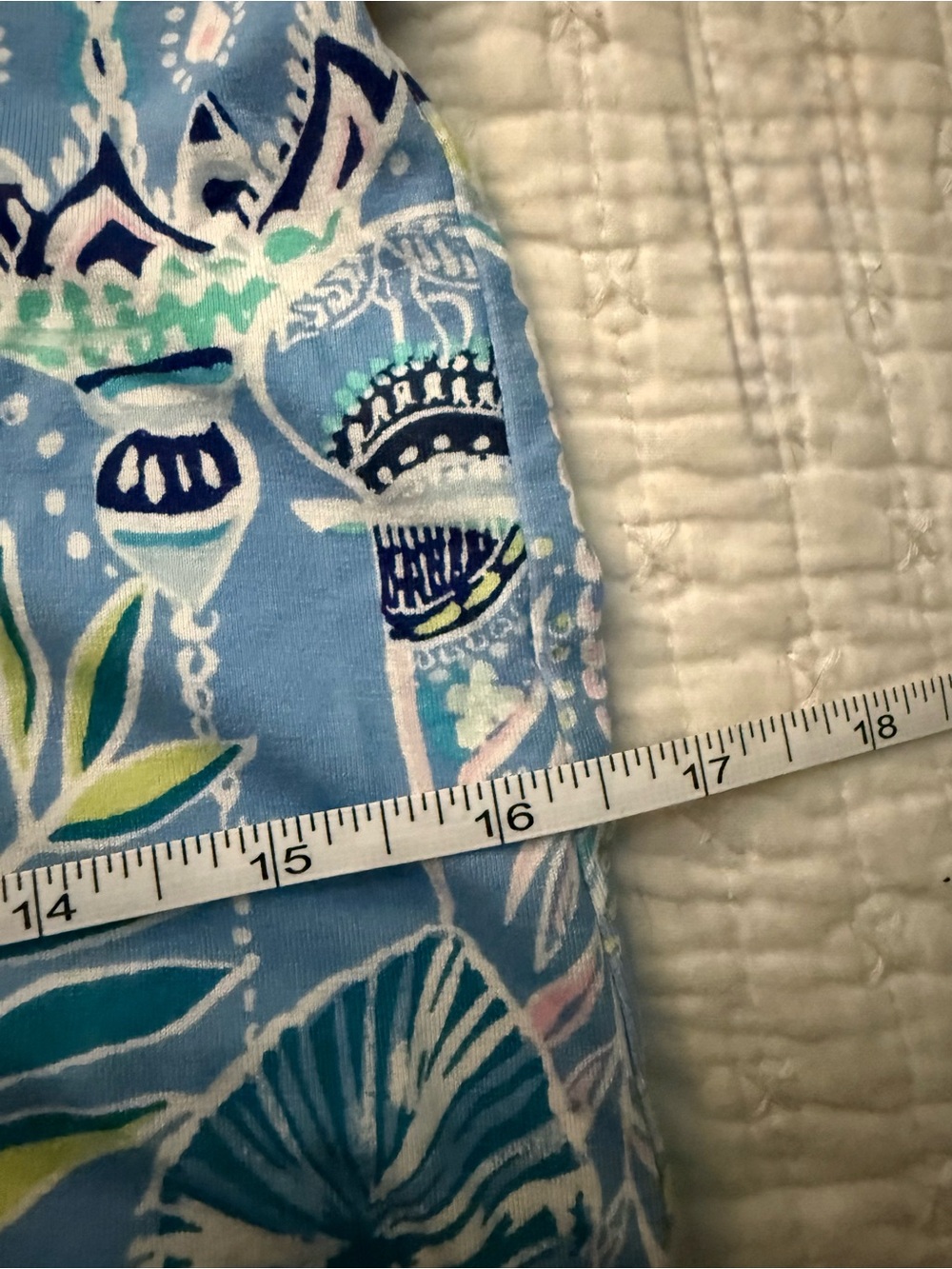 Lilly Pulitzer UPF 50+ Sophiletta Floral Dress-Blue Peri Lapis Lanterns - Picture 8 of 8